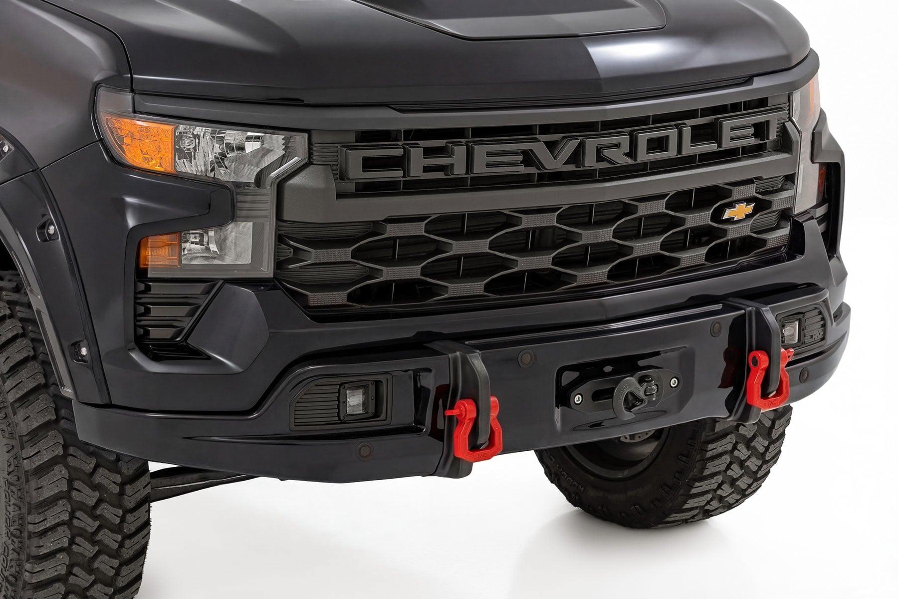 Rough Country Bumper Cover GBA Black Chevy Silverado 1500 2WD/4WD (2023-2026) (2023-2026 Silverado 1500) - 13006-GBA
