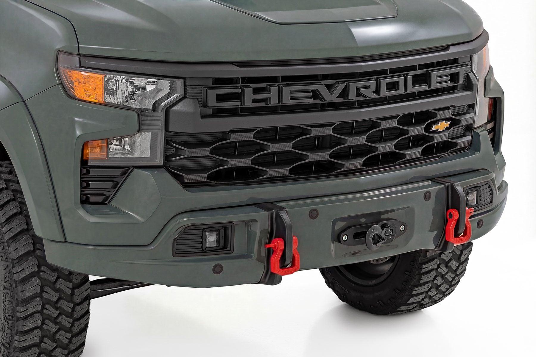 Rough Country Bumper Cover GBD Cypress Gray Chevy Silverado 1500 2WD/4WD (2023-2026) (2023-2026 Silverado 1500) - 13006-GBD