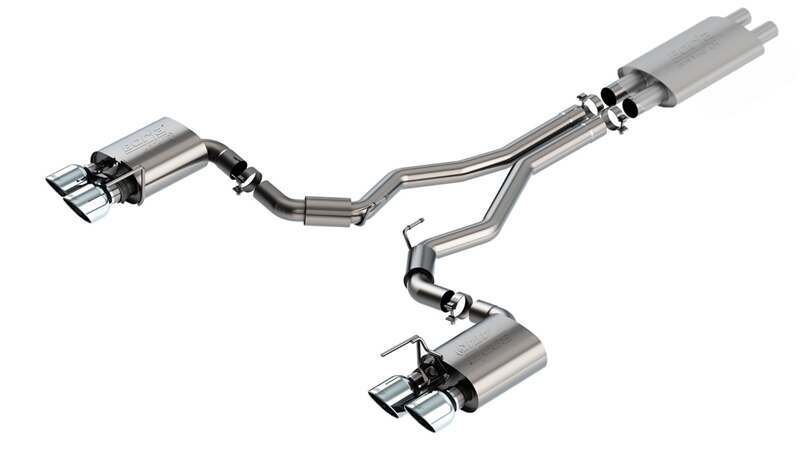 Shelby Performance Parts Cat-Back Exhaust System - Polished Tips (2020-2022 Shelby GT500) - 130810