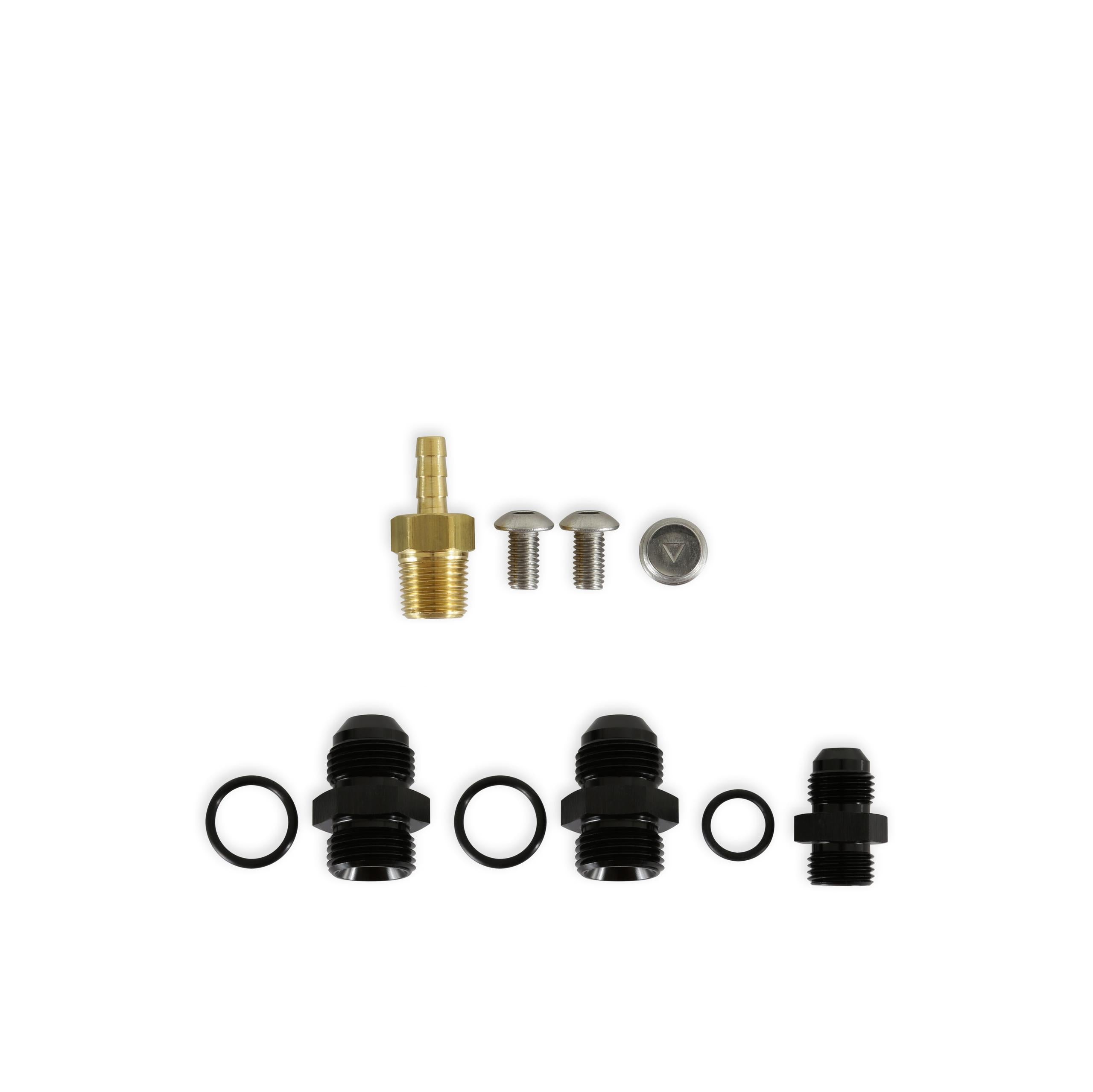 Holley EFI BILLET BYPASS FUEL PRESSURE REGULATOR KIT - 12-895KIT