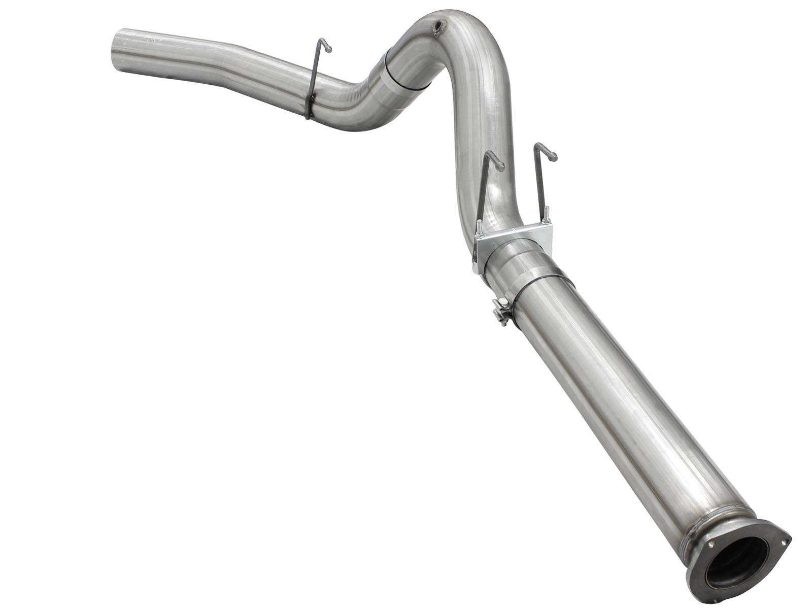 AFE Large Bore-HD 5 IN 409 Stainless Steel DPF-Back Exhaust System - 49-43064