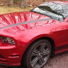 Anchor Room Hood Line Accents (2013-2014 Mustang) - Gloss White - 13FM_6HLA_GW