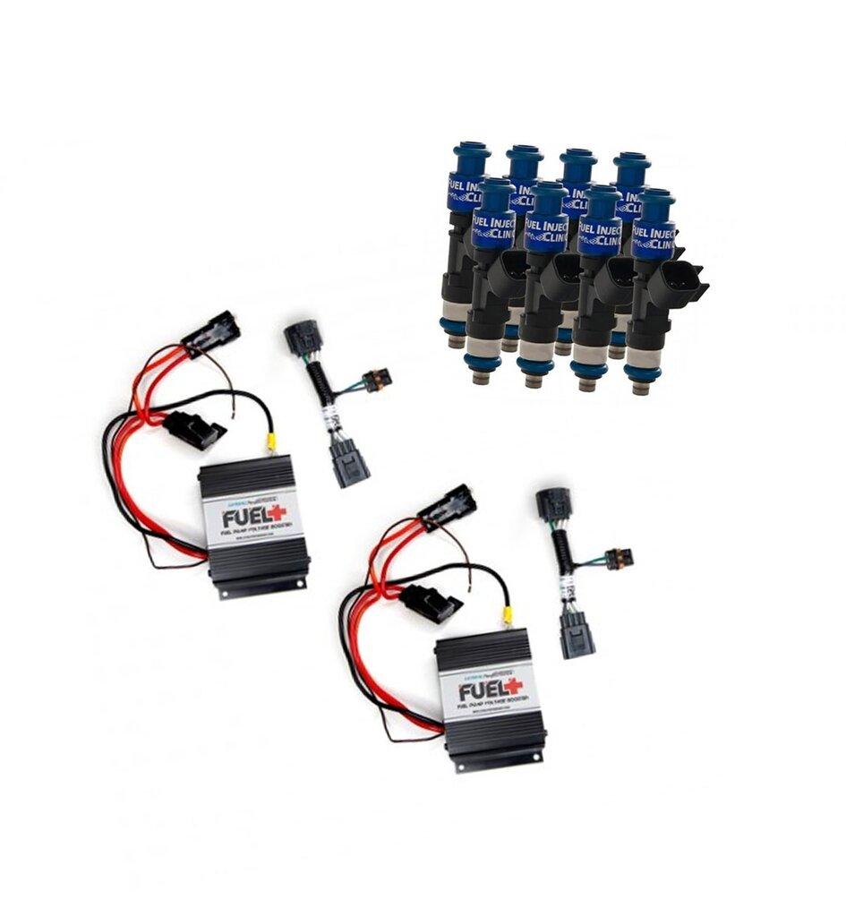 2013-2014 Shelby GT500 Dual 40amp Plug and Play Fuel+ Pump Voltage Boosters and FIC1400 Fuel Injectors