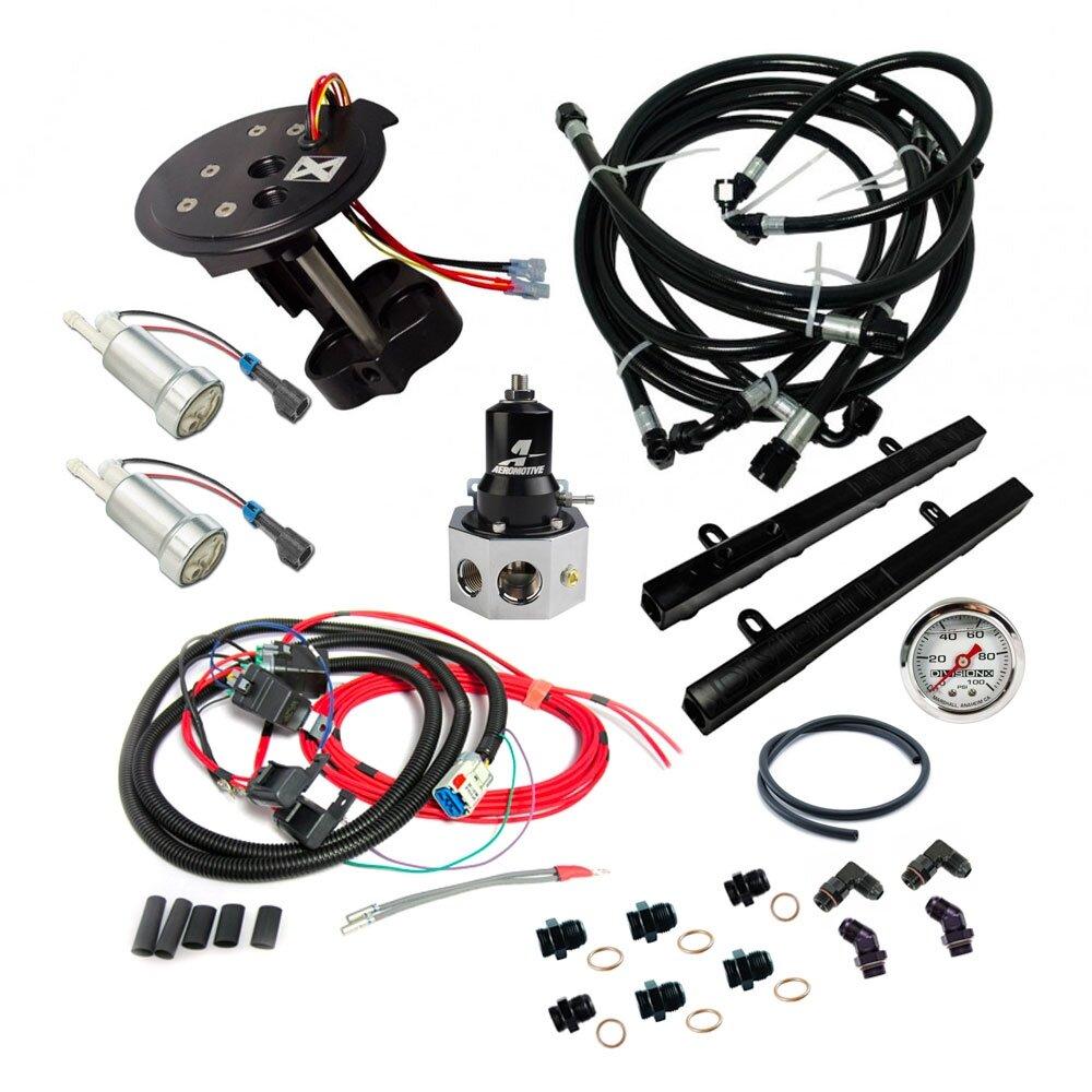 2013-2014 Shelby GT500 V2 Return Style Fuel System (Traditional Style - Regulator After the Fuel Rails)