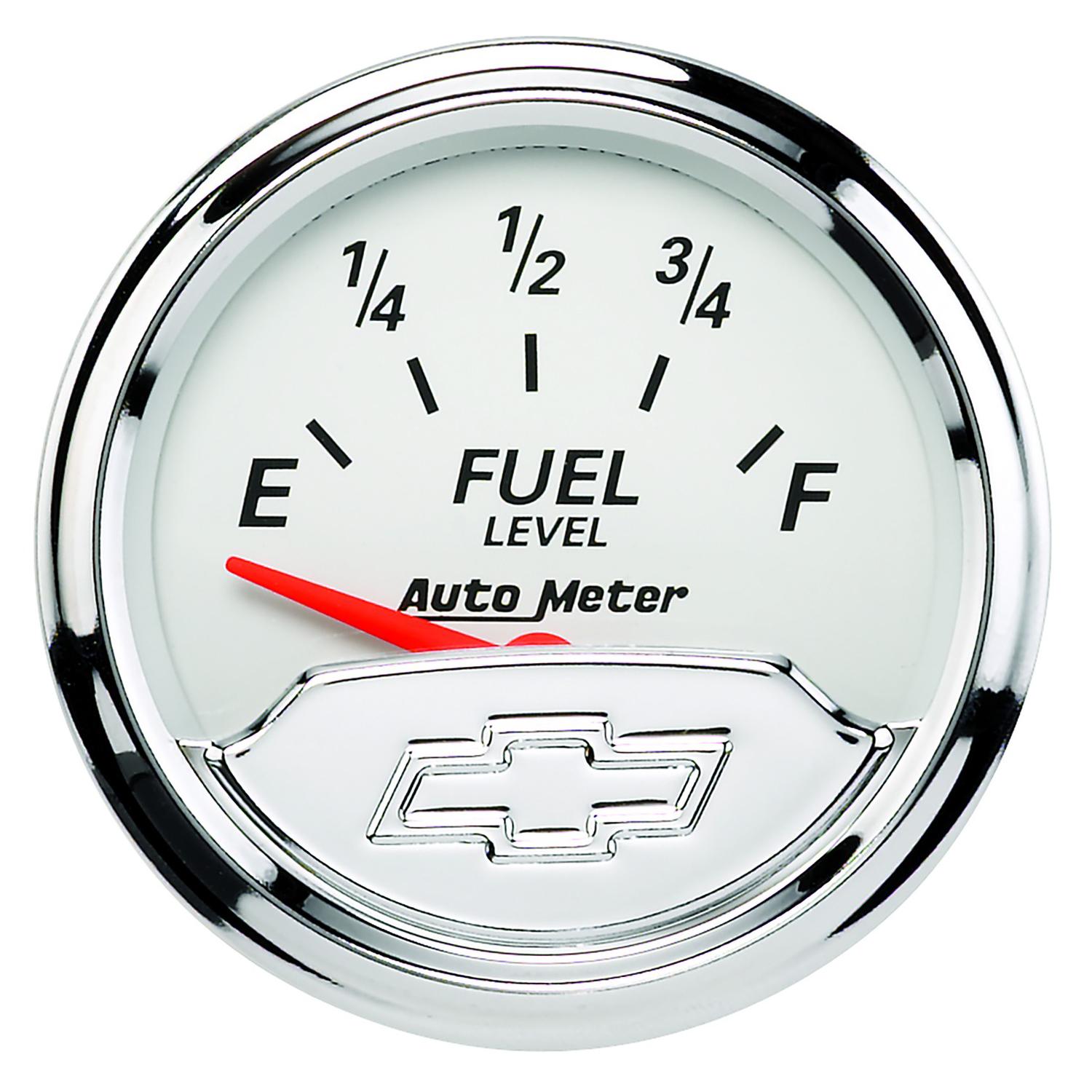Auto Meter 2-1/16" FUEL LEVEL, 240-33 Ω SSE, CHEVY VINTAGE - 1317-00408