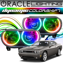 Oracle Lighting Dynamic Colorshift Headlight Halo Kit (2008-2014 Challenger) - 1317-332