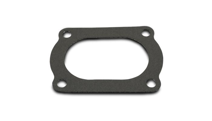 Vibrant Performance 4 Bolt Flange Gskt For 3.5" Nom. Oval Tubing (Matches #13176S), Layered Graphit - 13176G