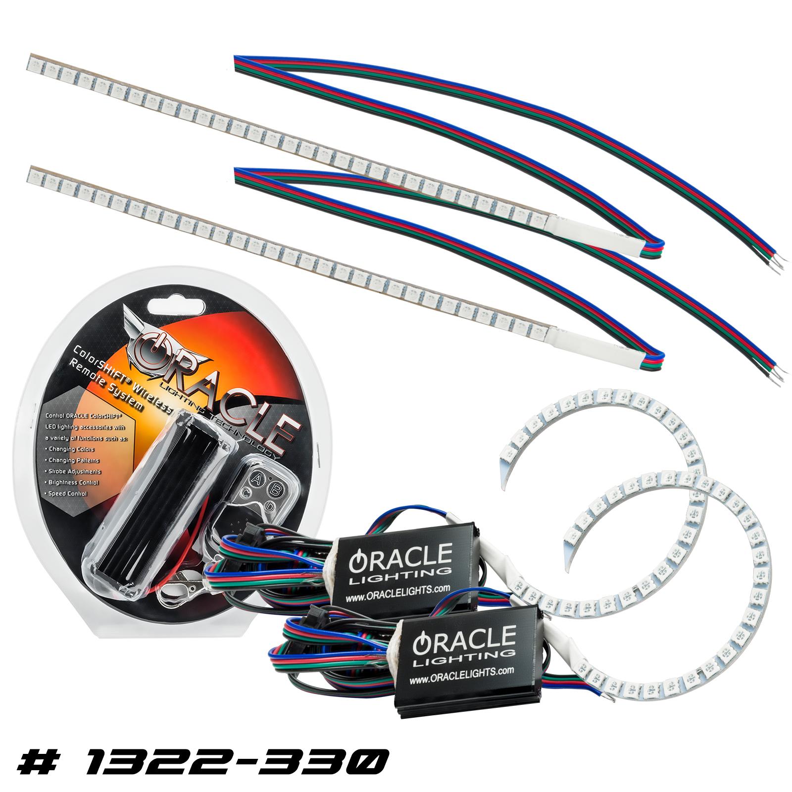 Oracle Lighting Colorshift(Tm) Halo Kit, W/ Drl Kit (2015-2017 Focus RS, Focus ST) - 1322-330