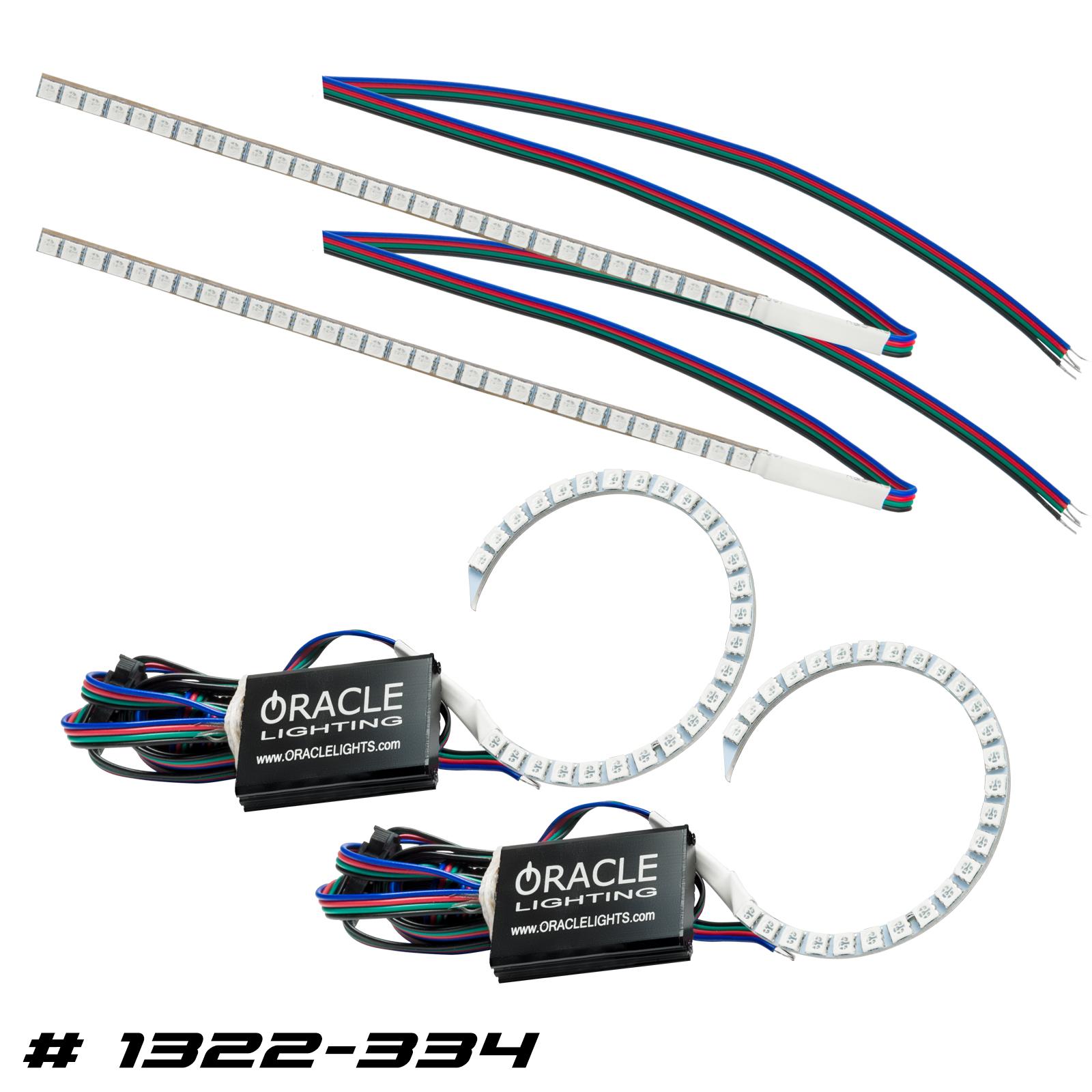 Oracle Lighting Colorshift(Tm) Halo Kit W/ Drl Kit Colorshift(Tm) - No Controller (2015-2017 Focus ST, Focus RS) - 1322-334