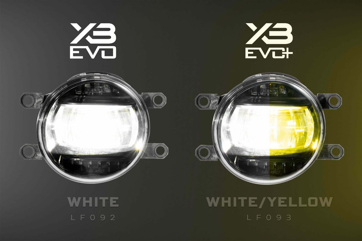 Morimoto XB Evo+ Fog Lights: Type T (White + Yellow / Set) - LF093