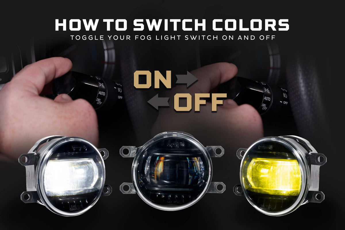 Morimoto XB Evo+ Fog Lights: Type T (White + Yellow / Set) - LF093