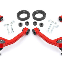Rough Country 1.75 Inch Leveling Kit Forged Red UCA AT4 GMC Sierra 1500 (2019-2026) (2019-2026 Sierra 1500, Sierra 1500 Limited) - 1325RED