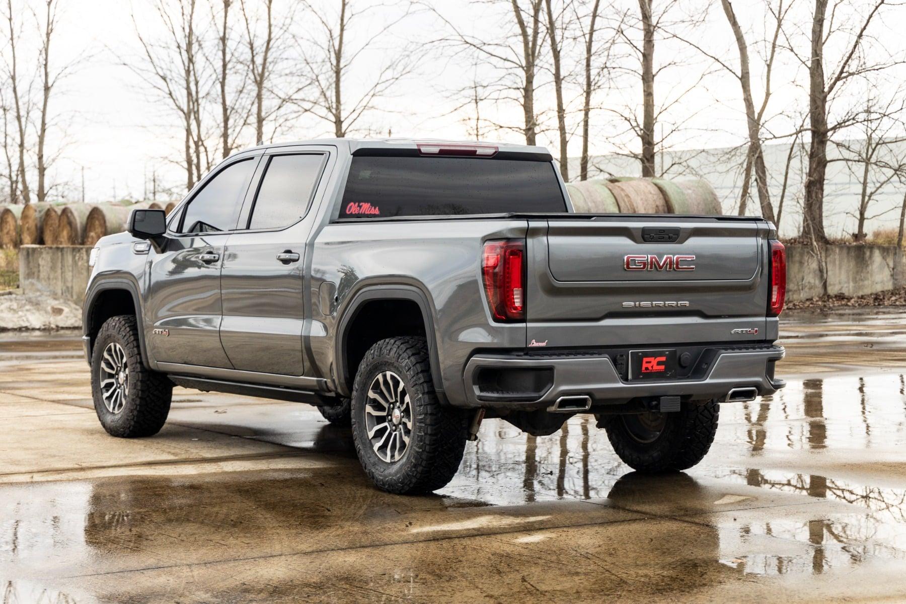 Rough Country 1.75 Inch Leveling Kit Forged Red UCA AT4 GMC Sierra 1500 (2019-2026) (2019-2026 Sierra 1500, Sierra 1500 Limited) - 1325RED