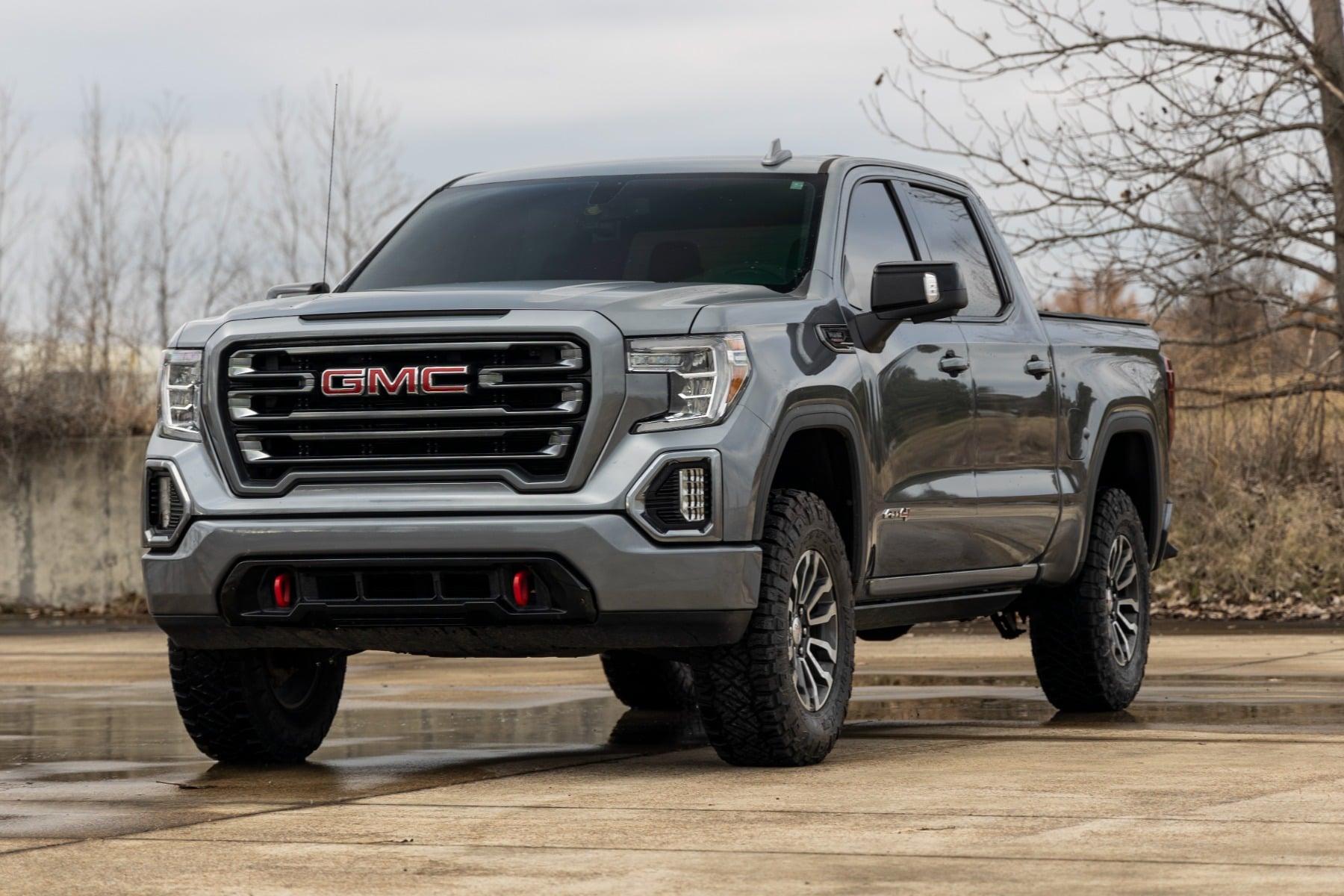 Rough Country 1.75 Inch Leveling Kit Forged Red UCA AT4 GMC Sierra 1500 (2019-2026) (2019-2026 Sierra 1500, Sierra 1500 Limited) - 1325RED
