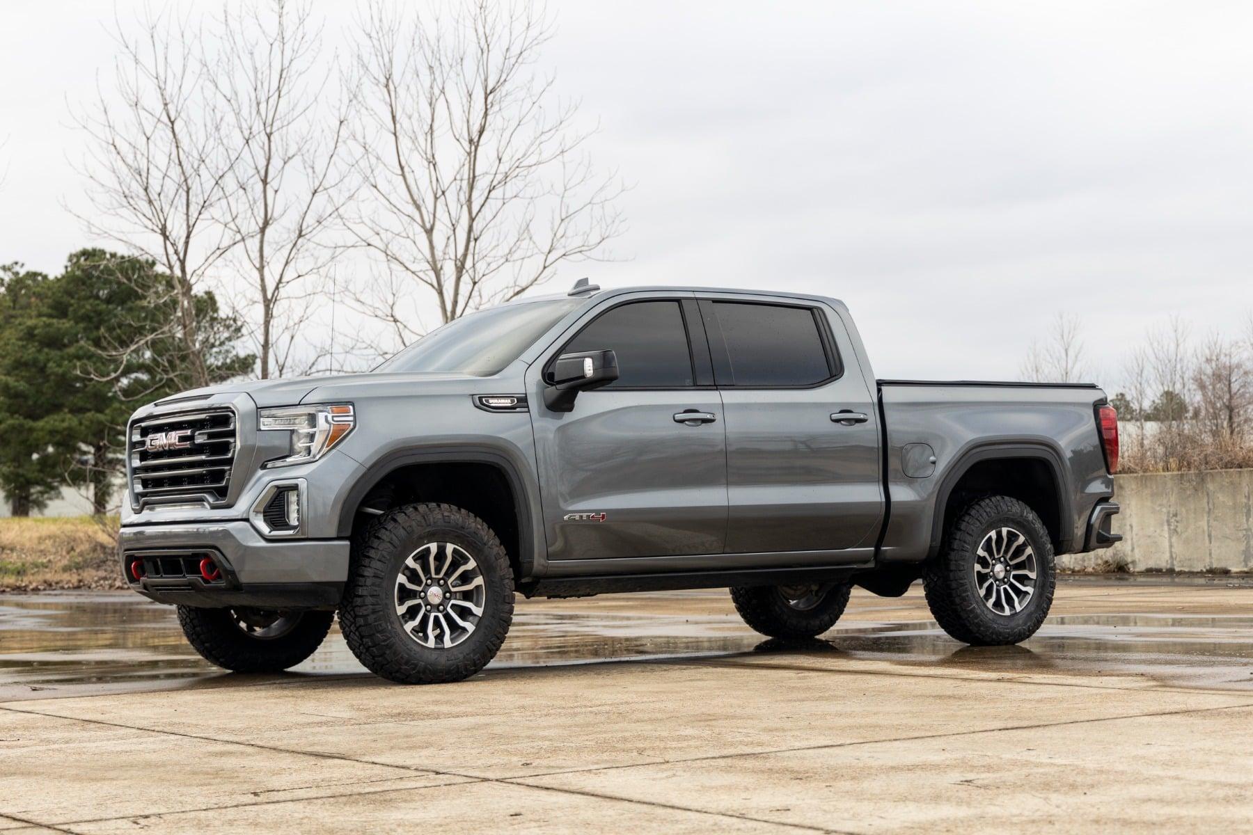 Rough Country 1.75 Inch Leveling Kit Forged Red UCA AT4 GMC Sierra 1500 (2019-2026) (2019-2026 Sierra 1500, Sierra 1500 Limited) - 1325RED