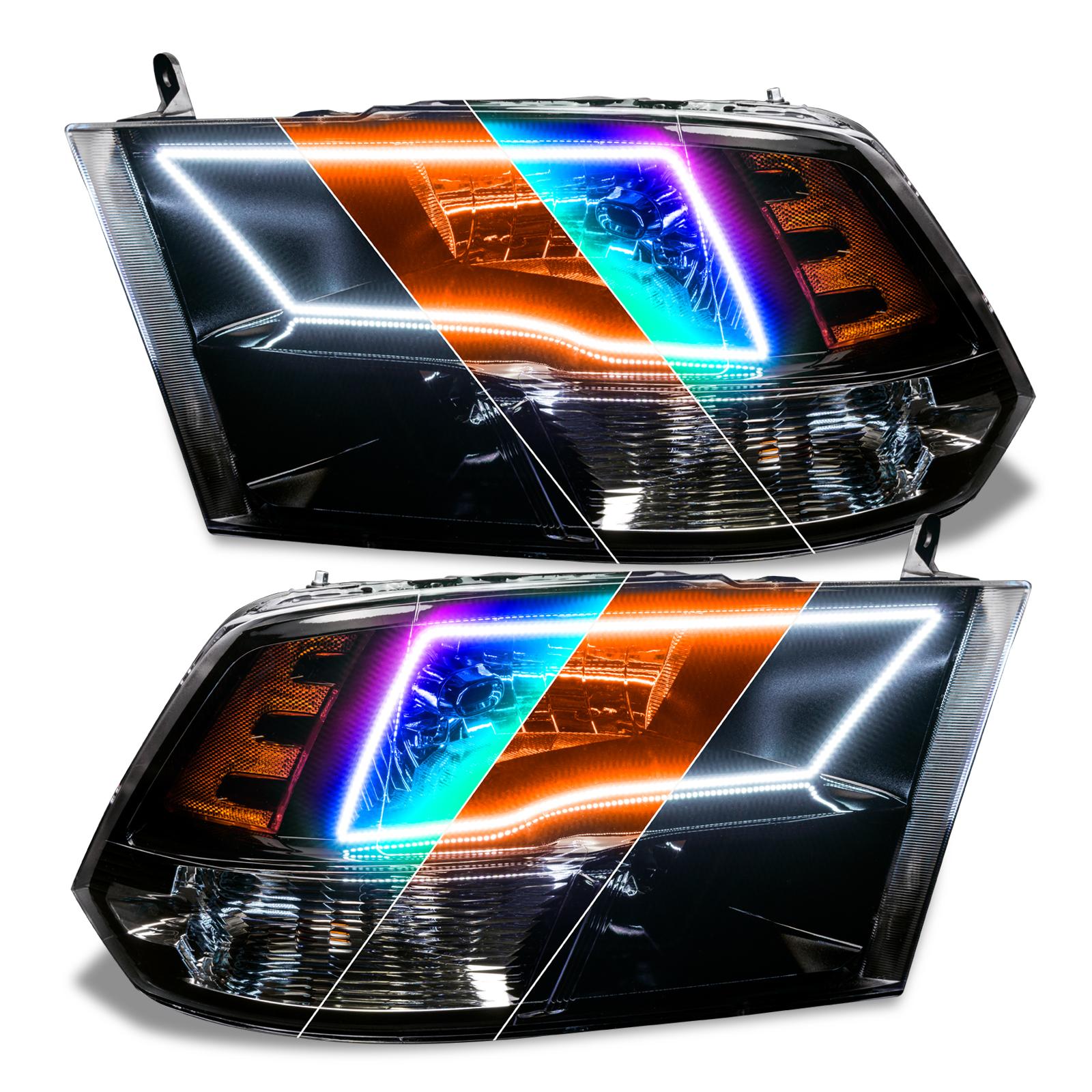 Oracle Lighting Colorshift(Tm) Headlight Halo Kit W/ Turn Signals, Colorshift(Tm) 2.0 (2009-2018 Ram 1500, Ram 2500, Ram 3500, 1500, 2500, 3500) - 1328-333