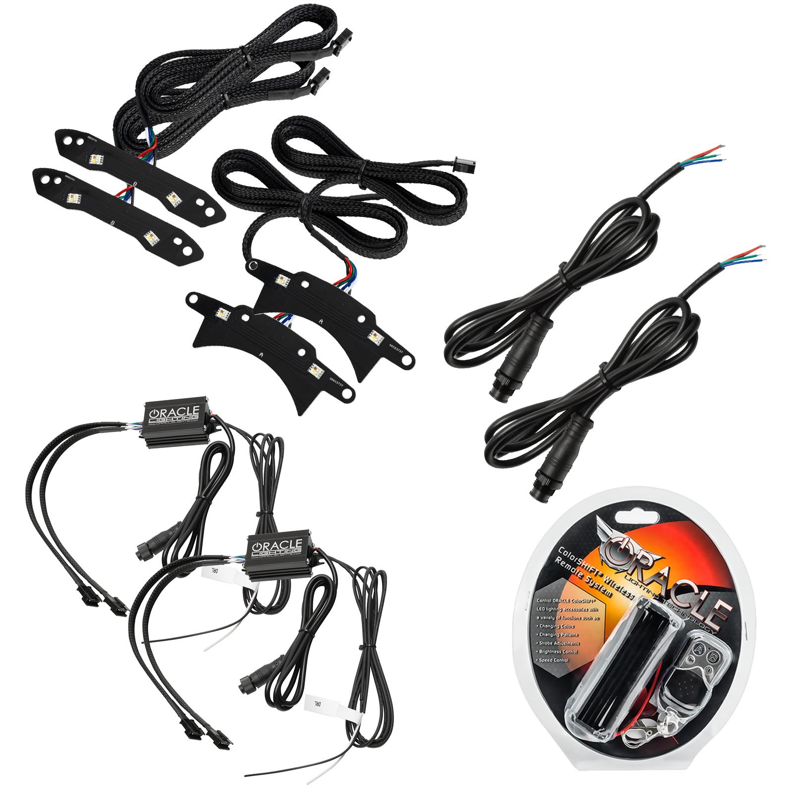 Oracle Lighting Colorshift Rgb+W Headlight Conversion Kit (2015-2021 Challenger) - 1329-330