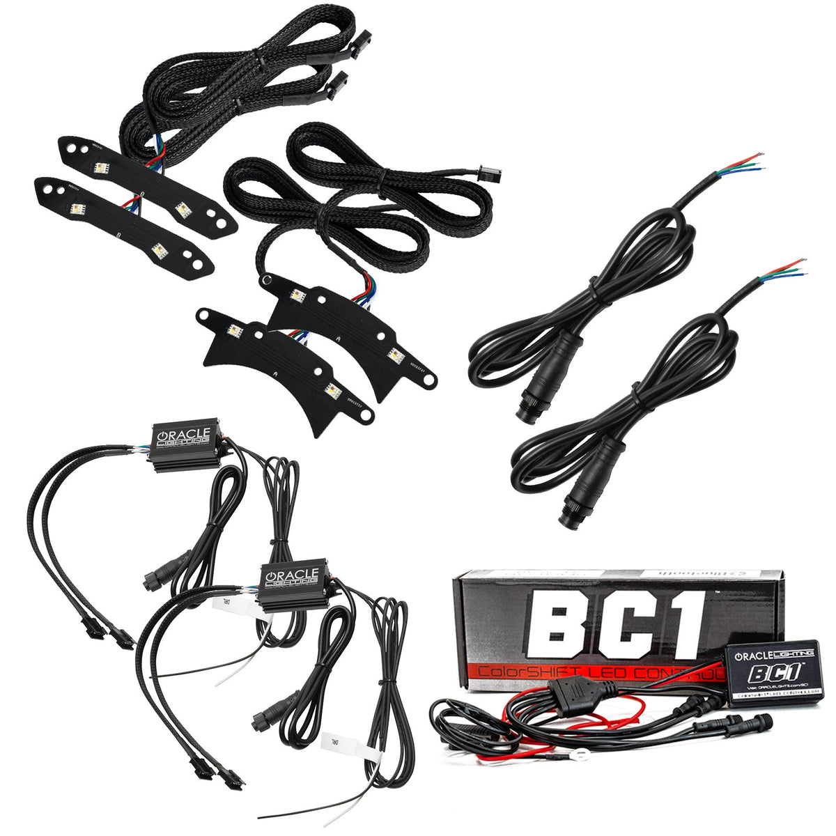 Oracle Lighting Colorshift Rgb+W Headlight Conversion Kit, Colorshift Bc1 (2015-2021 Challenger) - 1329-335