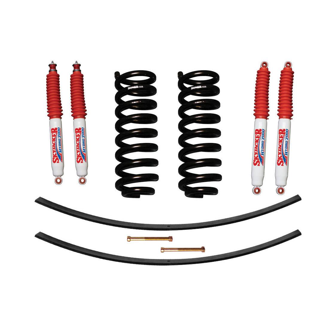 Skyjacker Ranger Suspension Lift Kit 89-97 Ranger w/Shock 1.5-2 Inch Lift Incl. Front Coil Springs Rear Add-A-Leafs - 132XK-H