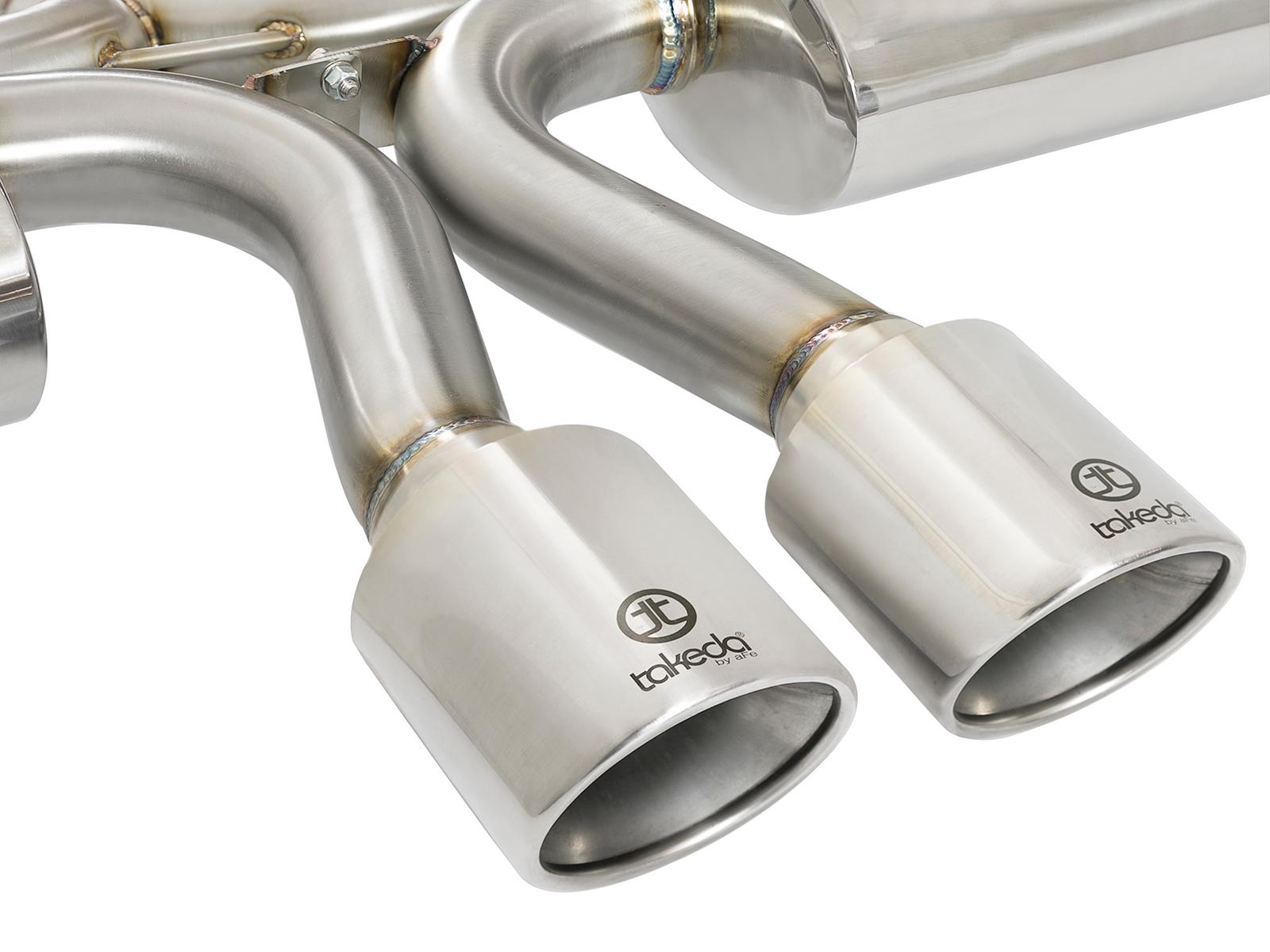 AFE Cat-Back Exhaust System (2017-2019 Honda Civic Si L4-1.5L (t)) - 49-36618-P