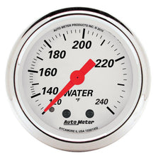 Auto Meter 2-1/16" WATER TEMPERATURE, 120-240 °F, ARCTIC WHITE - 1332