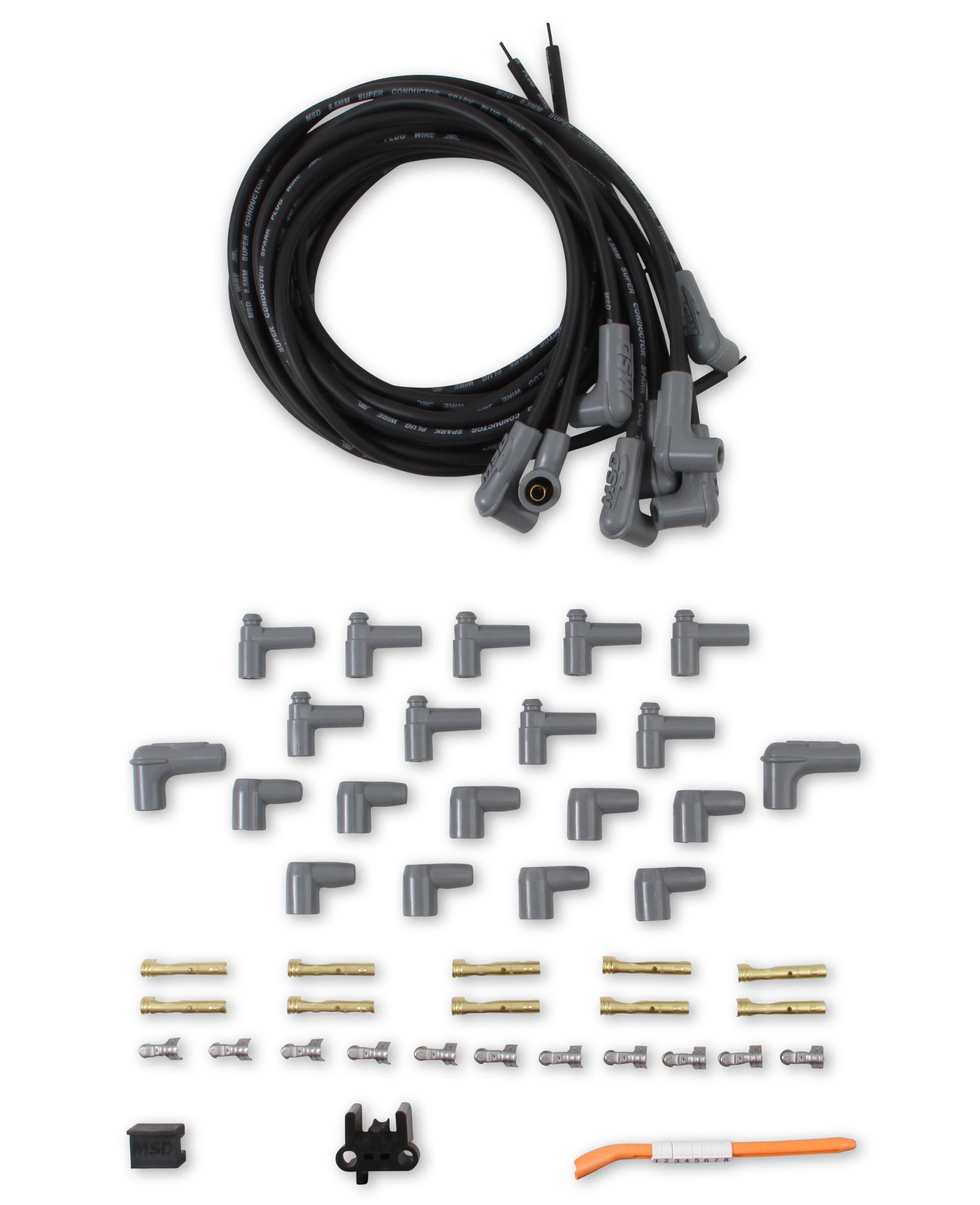 Black Super Conductor Universal 8 cyl. 90 Degrees.  - 31233