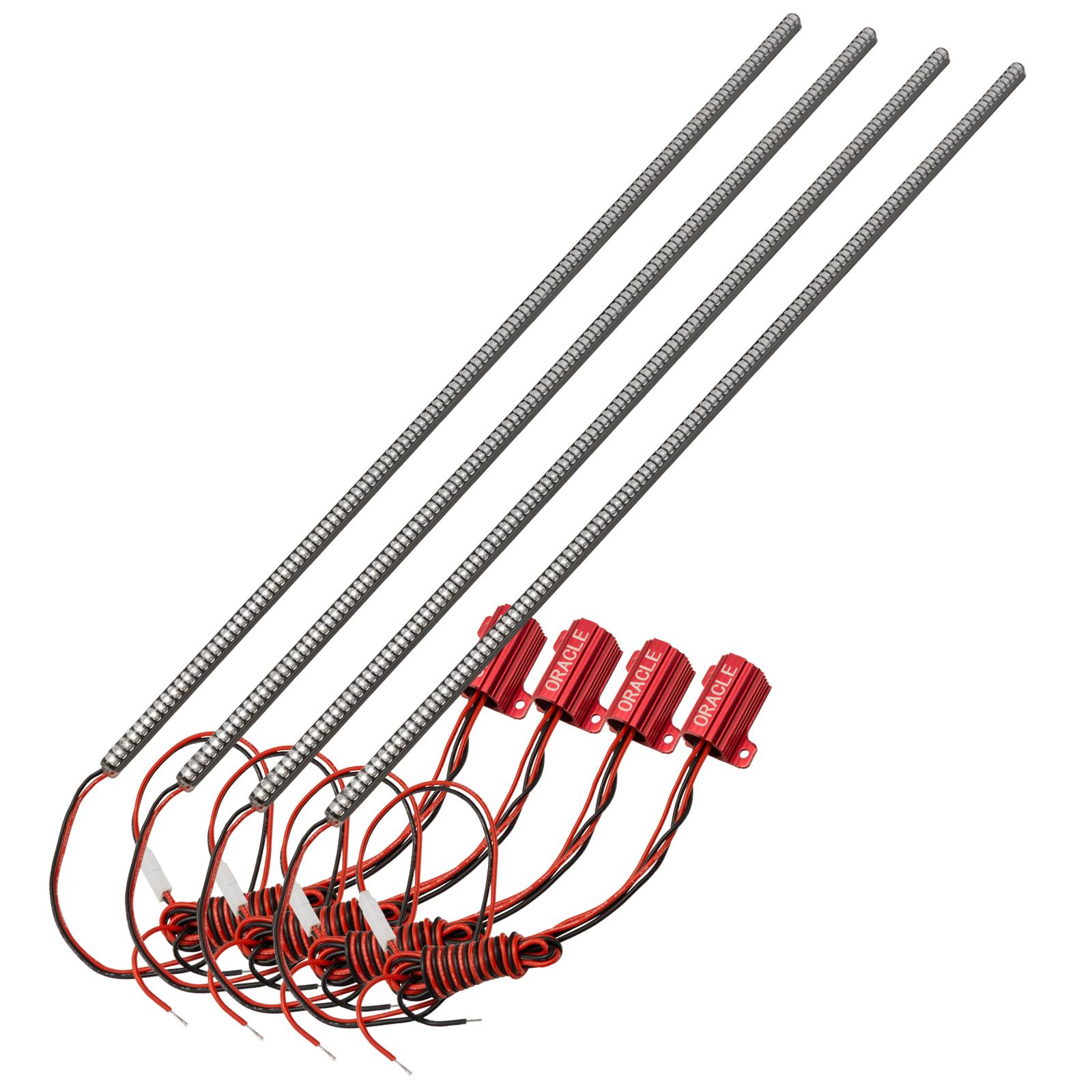 Oracle Lighting Afterburner Center Section 4 Pieces Red (2008-2014 Dodge Challenger) - 1337-003