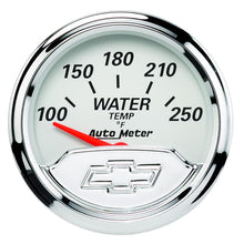 Auto Meter 2-1/16" WATER TEMPERATURE, 100-250 °F, CHEVY VINTAGE - 1337-00408