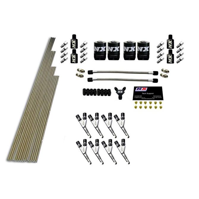Nitrous Express 8-CYL SSV NOZZLE INTAKE PLUMBING KIT (INCL. ALL NECESSARY HARDWARE) - 13383