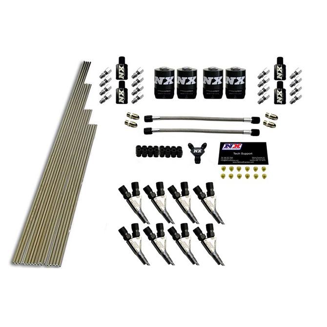 Nitrous Express 8-CYL STD NOZZLE INTAKE PLUMBING KIT (INCL. ALL NECESSARY HARDWARE) - 13384