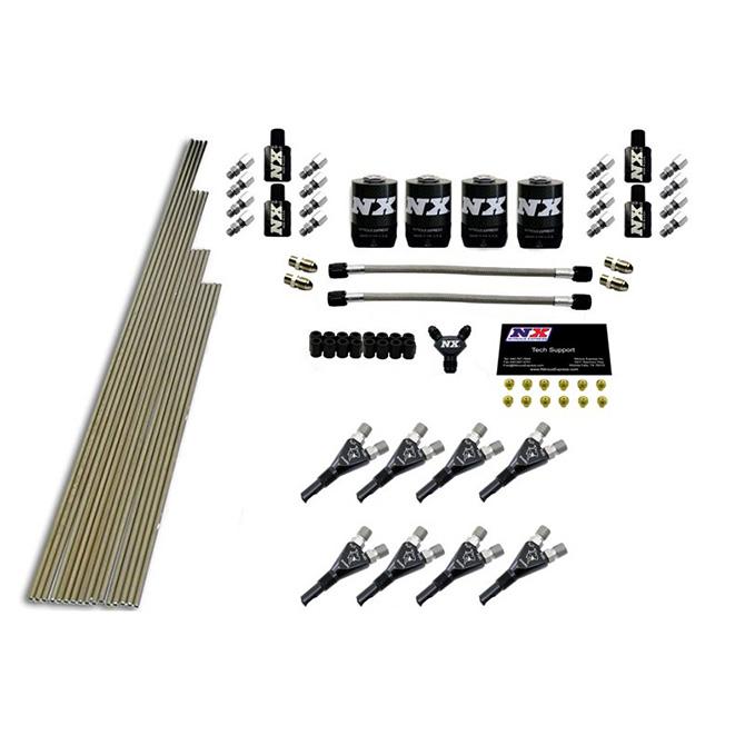 Nitrous Express 8-CYL SHARK NOZZLE INTAKE PLUMBING KIT (INCL. ALL NECESSARY HARDWARE) - 13385