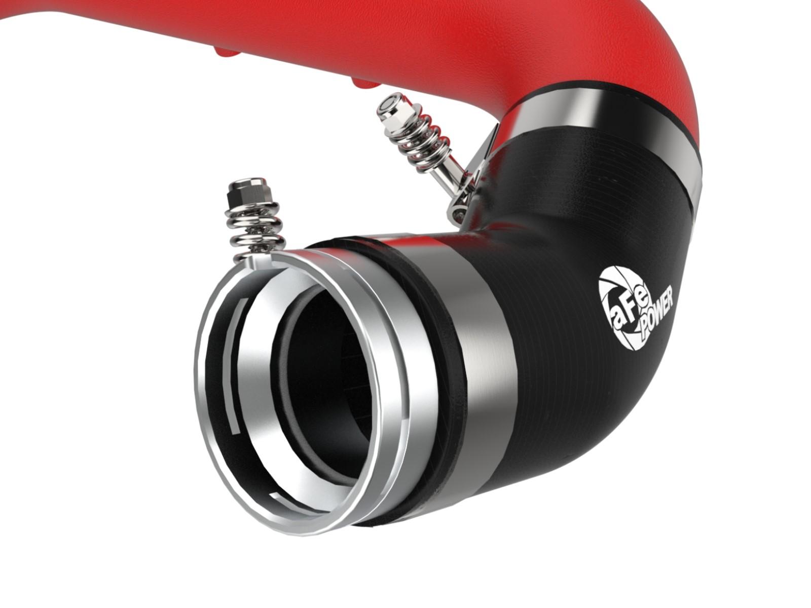 AFE BladeRunner 2-3/4 IN Aluminum Hot-Side Charge Pipe Red (2021-2021 GR Supra) - 46-20488-R