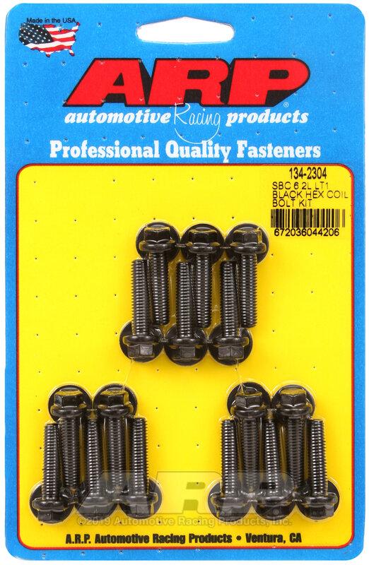 ARP SBC 6.2L LT1 BLACK HEX COIL BO - 134-2304