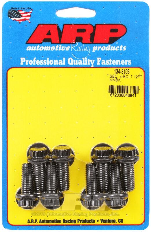 ARP SBC  4-BOLT 12PT MMBK - 134-3103