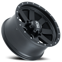 ION Wheels Type 134 18x9 / 5x139.7 BP / 18mm Offset / 108mm Hub Matte Black/Black Beadlock Wheel - 134-8985MB18