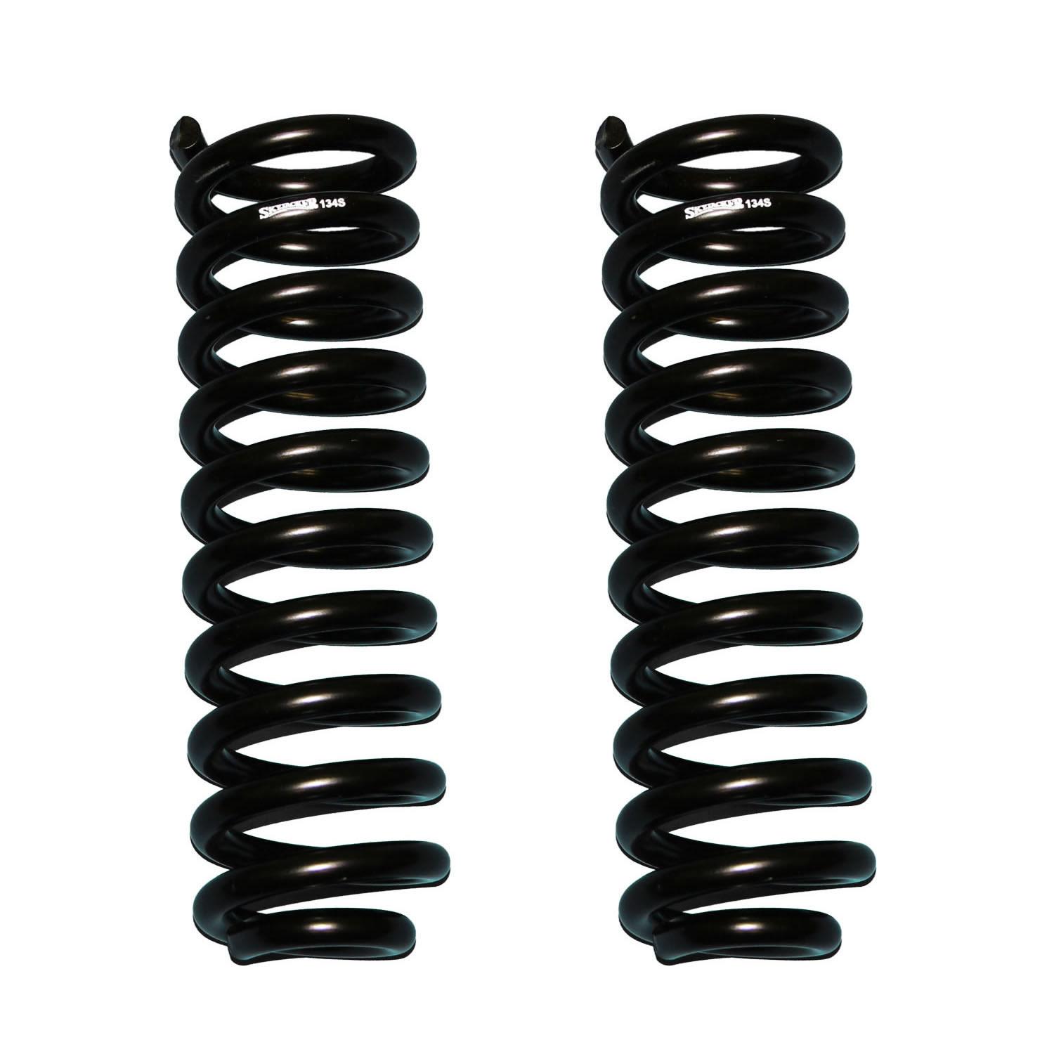 Skyjacker Ford Softride Coil Spring Set 83-97 Ranger 84-90 Bronco II 91-94 Explorer 91-94 Navajo 94-97 Mazda B SeriesOf 2 Front w/4 Inch Lift Black - 134