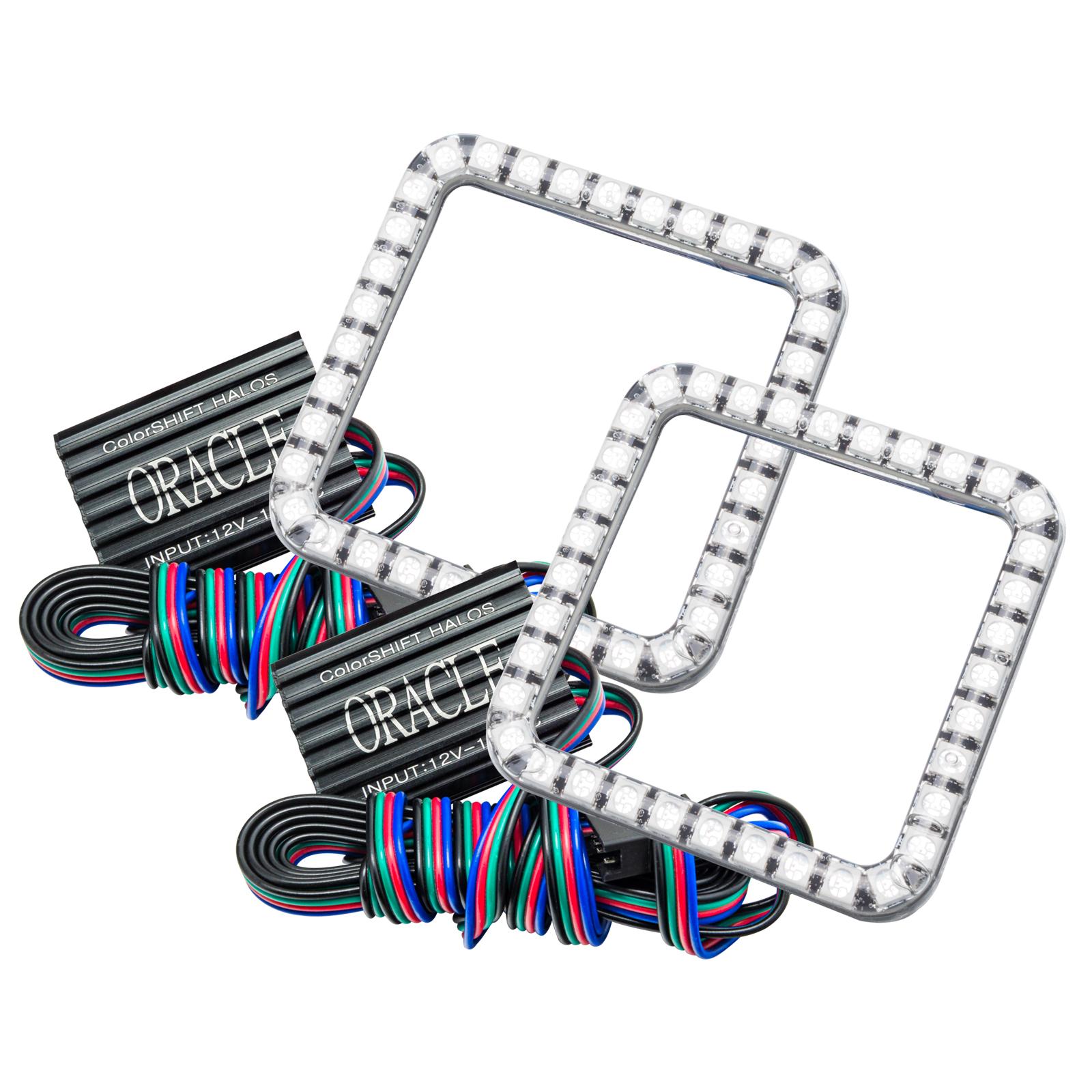 Oracle Lighting Led Fog Light Halo Kit Colorshift(Tm) - No Controller (2008-2010 F-250 Super Duty, F-350 Super Duty) - 1342-334