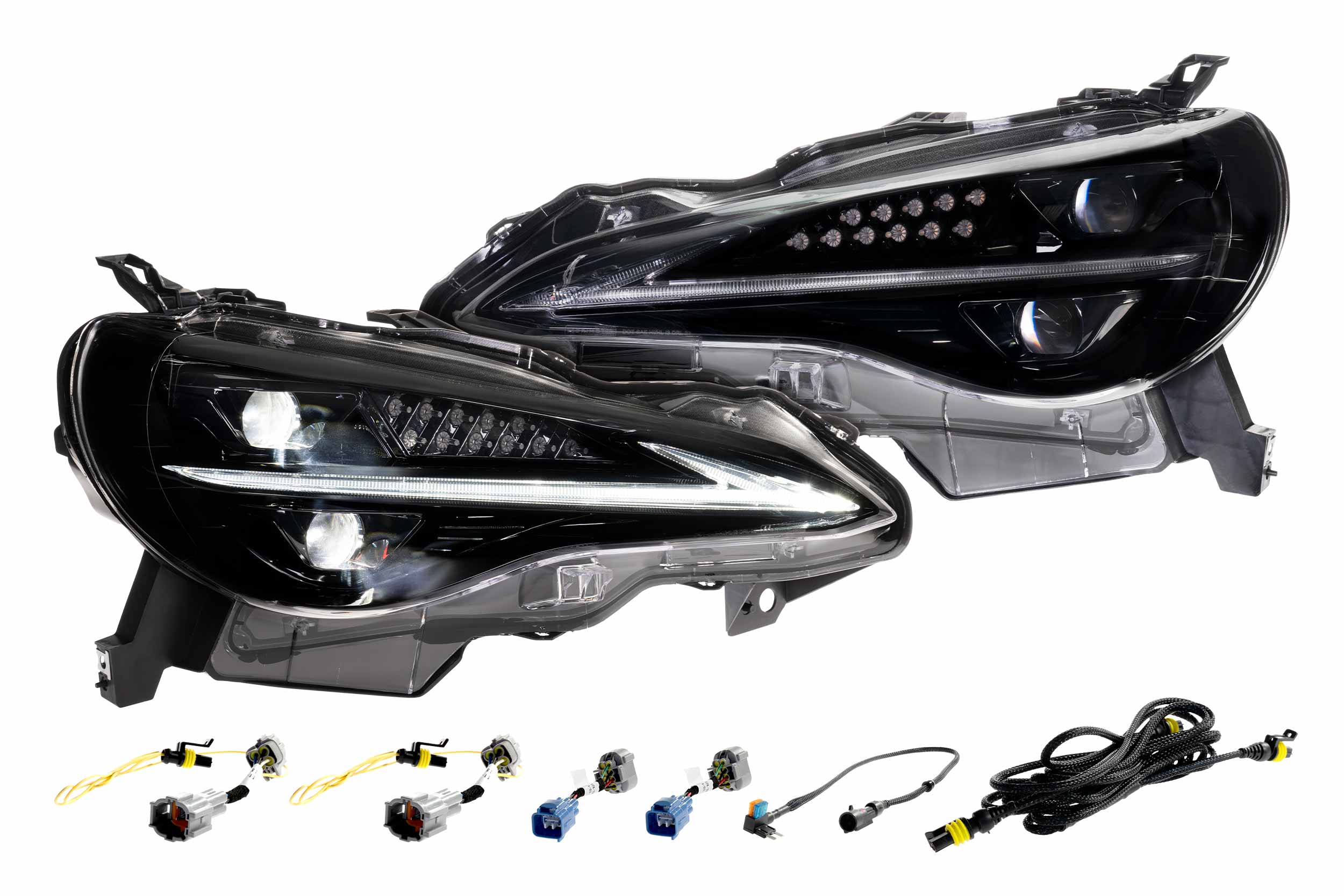 Morimoto XB LED Headlights: FR-S / BRZ / GT86 (12-20 / Gen II / Set) - LF2-470