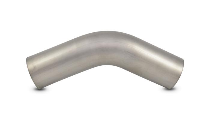Vibrant Performance 2.5" O.D. Titanium 45 Degree Mandrel Bend, 3.95" Clr, 5" Leg Length - 13452