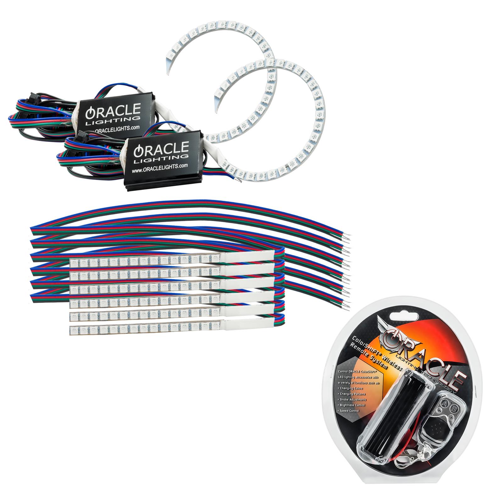 Oracle Lighting Colorshift Halo Kit, W/ Drl (2018-2019 Mustang) - 1348-330