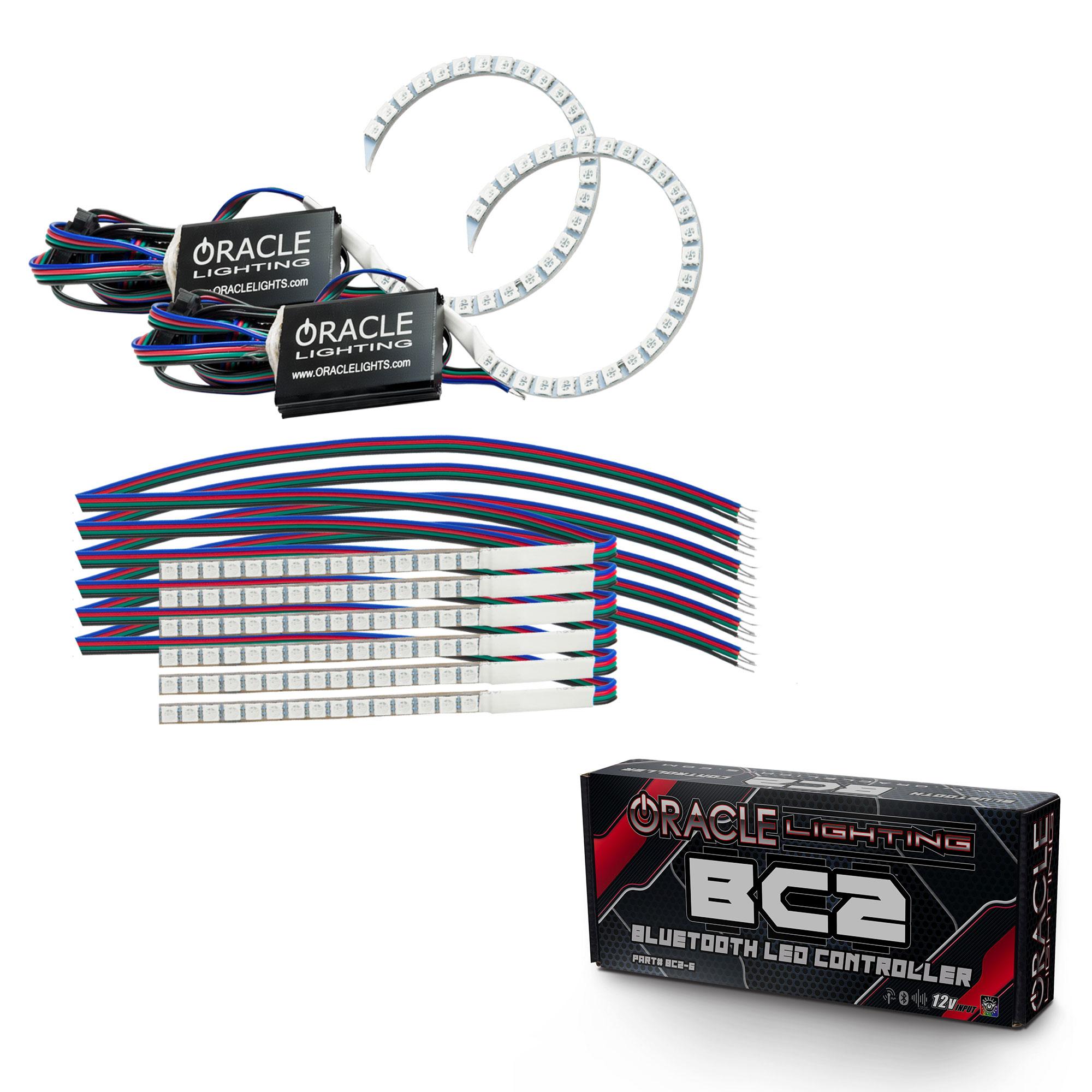 Oracle Lighting Colorshift Halo Kit, W/ Drl, Colorshift - Bc1 (2018-2019 Mustang) - 1348-335