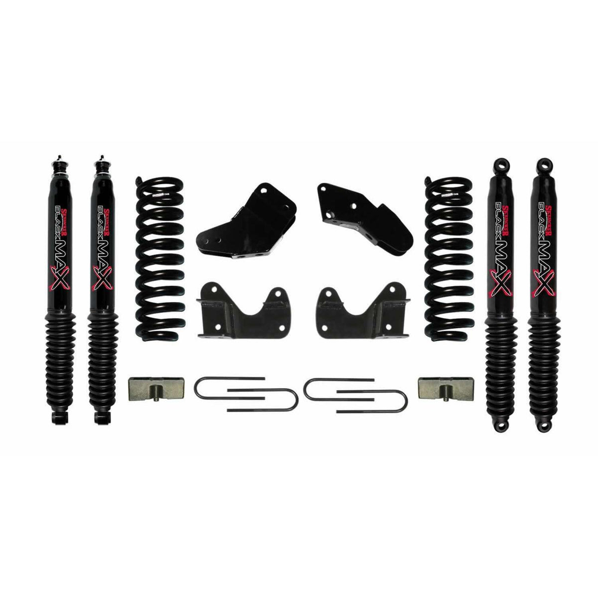 Skyjacker Ranger Suspension Lift Kit 83-97 Ford Ranger w/Shock Black MAX Shocks 4 Inch Lift Incl. Standard Brackets U Bolts Blocks - 134R2K-B