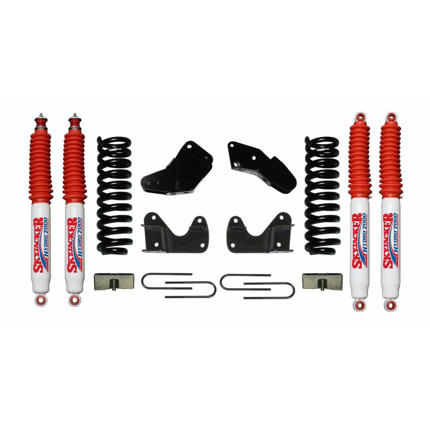 Skyjacker Ranger Suspension Lift Kit 83-97 Ford Ranger w/Shock 4 Inch Lift Incl. Standard Brackets U Bolts Blocks - 134R2K-H