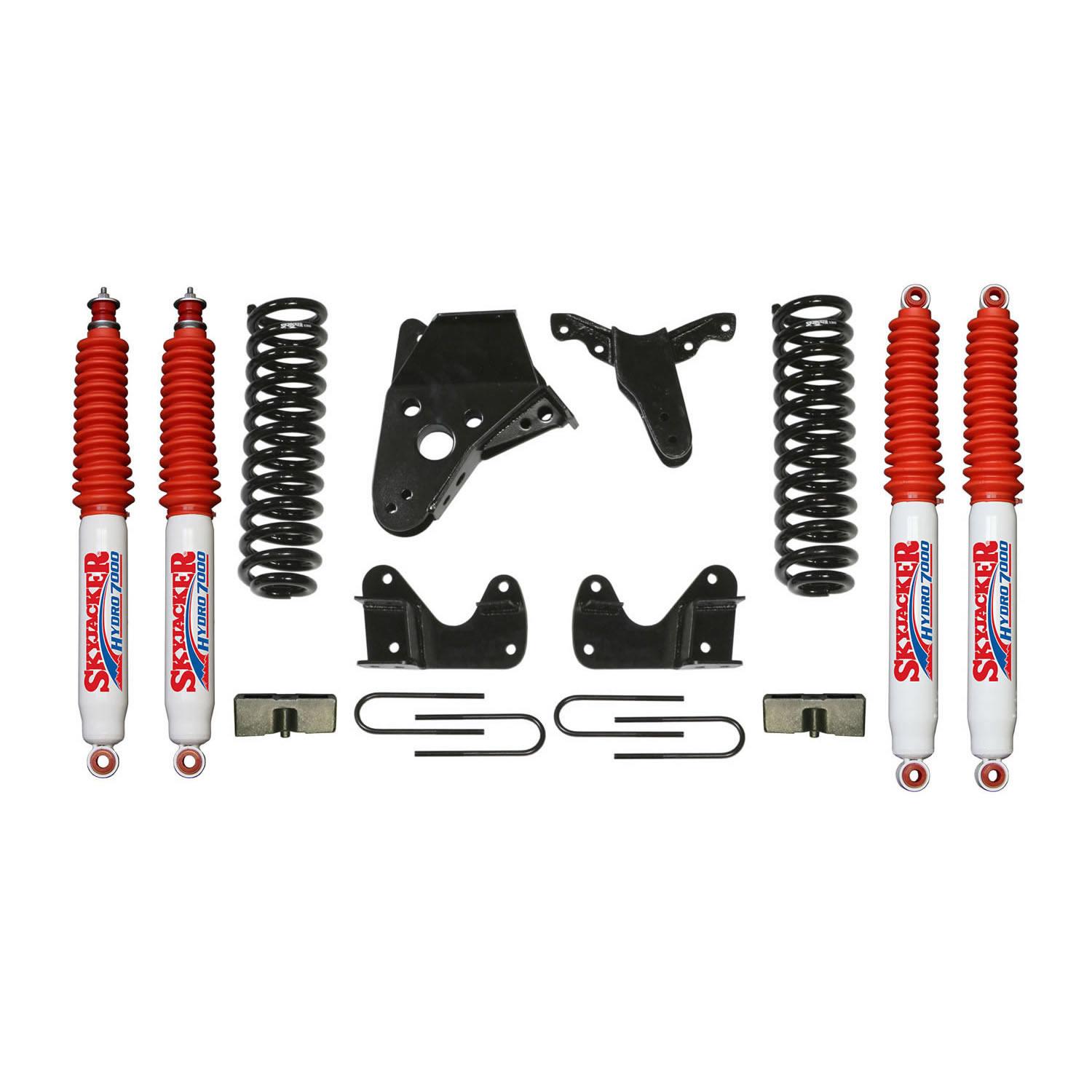 Skyjacker Ranger/B4000 Suspension Lift Kit 98-97 Ranger 94-97 B4000 w/Shock 4 Inch Lift Incl. Front Coil Springs Rear U Bolt Kit Rear Block - 134RHK-H