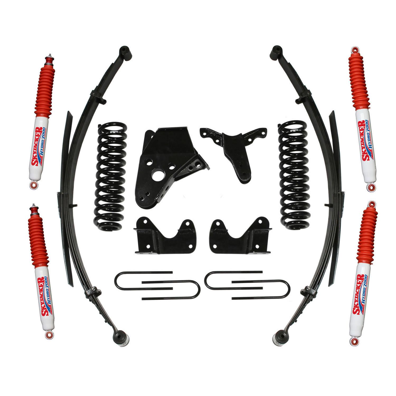 Skyjacker Ranger/B4000 Suspension Lift Kit 98-97 Ranger 94-97 B4000 w/Shock 4 Inch Lift Incl. Front Coil Springs Rear Leaf Springs Rear U Bolt Kit - 134RHKS-H
