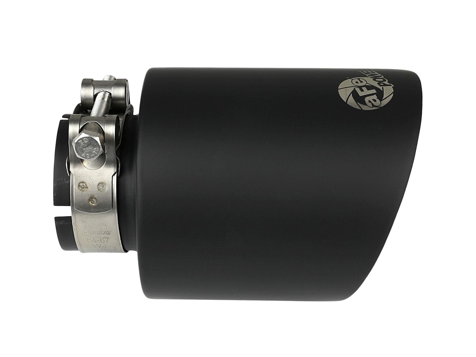 AFE MACH Force-Xp 304 Stainless Steel Clamp-on Exhaust Tip Black Velvet - 49T25454-B072
