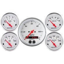 Auto Meter 5 PC. GAUGE KIT, 3-3/8" & 2-1/16", GPS SPEEDOMETER, ARCTIC WHITE - 1350