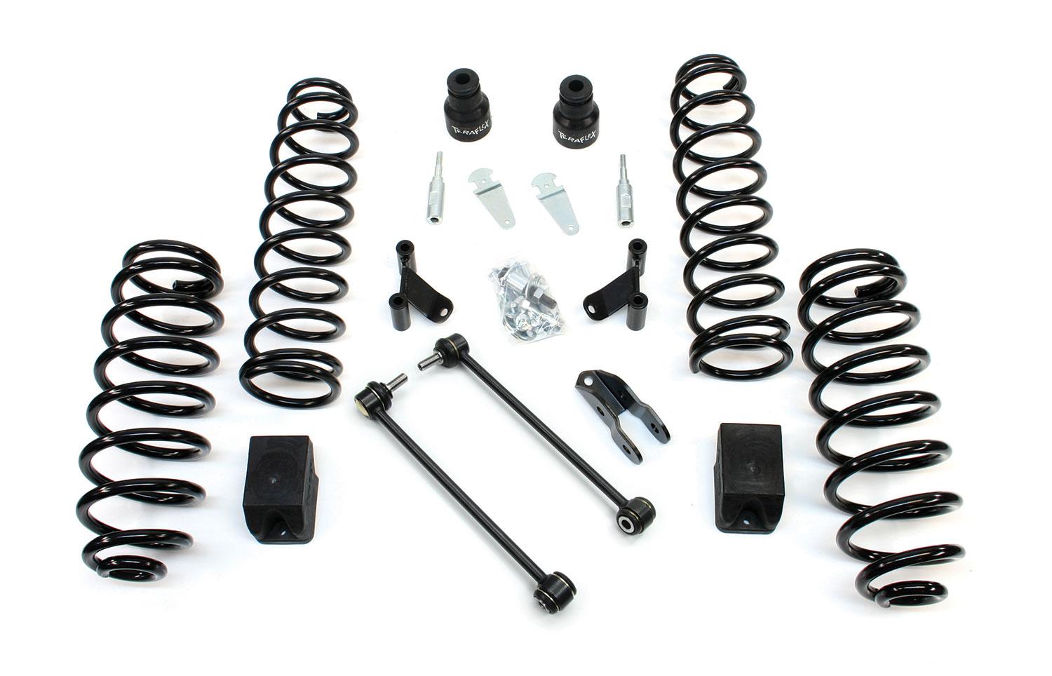 Teraflex 07-18 Wrangler JK 4 Door 2.5 Inch Coil Spring Base Lift Kit & Shock Extensions - 1352000