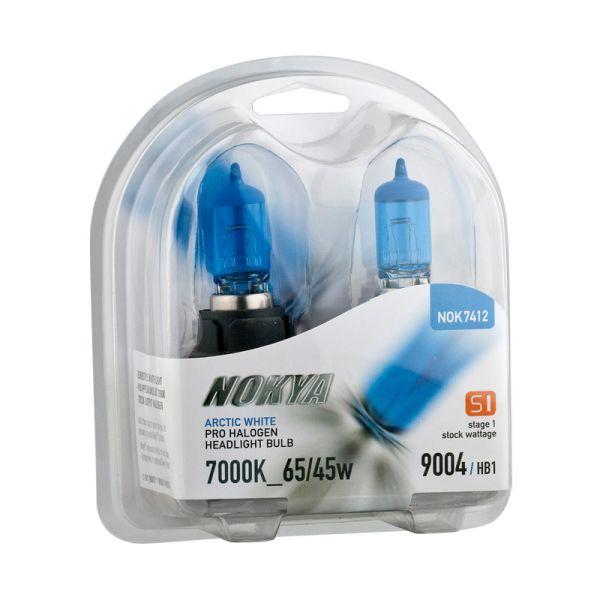 Nokya 9004:  Pro Halogen 45/65w (Arctic White; Pair) (Universal) - NOK7412