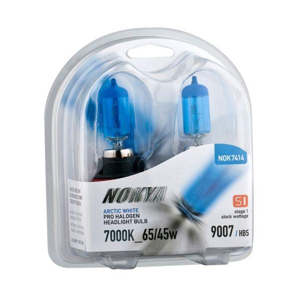 Nokya 9007:  Pro Halogen 45/65w (Arctic White; Pair) (Universal) - NOK7414
